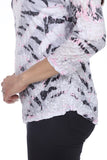V-Neck Top - Pink Tiger - CARINE