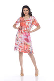Short Sleeve Dress - Honeysuckle - CARINE