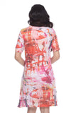 Short Sleeve Dress - Honeysuckle - CARINE
