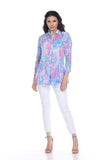 Selena Tunic - Aqua Petals - CARINE