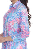 Selena Tunic - Aqua Petals - CARINE