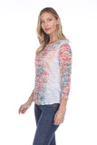 Round-Neck Top - Morning Lake - CARINE