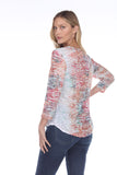 Round-Neck Top - Morning Lake - CARINE