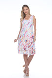 Darcy Dress - Magenta Stroke - CARINE