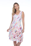 Darcy Dress - Magenta Stroke - CARINE