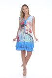 Laurie Dress - Blue Venice - CARINE