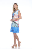 Laurie Dress - Blue Venice - CARINE