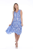 Valerie Dress - Blue Static - CARINE