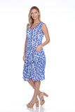 Valerie Dress - Blue Static - CARINE