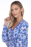 Carol Cardigan - Blue Static - CARINE