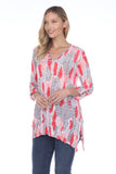 Two Pocket Tunic - Red Breeze - CARINE
