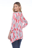 Two Pocket Tunic - Red Breeze - CARINE