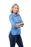 Sabrina Shirt - Blue Topaz - CARINE