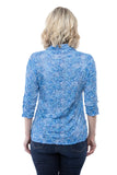 Sabrina Shirt - Blue Topaz - CARINE