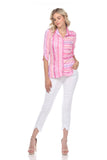 Sabrina Shirt - Pink Blast - CARINE