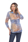Sabrina Shirt - Sunrise Water - CARINE