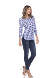 Sabrina Shirt - Blue Dash - CARINE