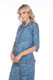 Sabrina Shirt - Blue Helix - CARINE