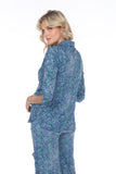 Sabrina Shirt - Blue Helix - CARINE