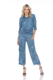 Sabrina Shirt - Blue Helix - CARINE
