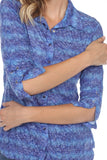Sabrina Shirt - Cobalt Pulse - CARINE