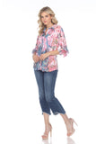 Sierra Shirt - Neon Flowers - CARINE