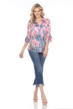 Sierra Shirt - Neon Flowers - CARINE