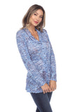 Sadie Top - Heathered Blue - CARINE