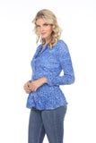 Sadie Shirt - Azure Scales - CARINE