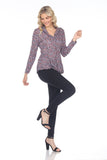 Sadie Shirt - Berry Sequin - CARINE