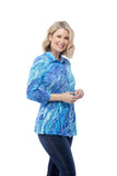 Selena Shirt - Blue Aquarelle - CARINE