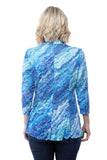 Selena Shirt - Blue Aquarelle - CARINE