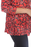 Selena Shirt - Scarlet Mix - CARINE