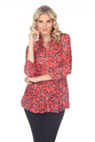 Selena Shirt - Scarlet Mix - CARINE