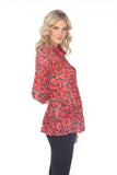 Selena Shirt - Scarlet Mix - CARINE