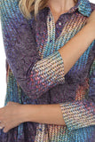 Selena Shirt - Rainbow Weave - CARINE
