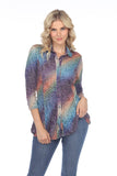 Selena Shirt - Rainbow Weave - CARINE