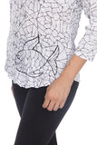 V-Neck Top - Crystal Fish - CARINE