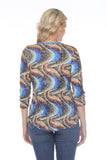 V-Neck Top - Ebb and Flow - CARINE