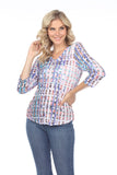 V-Neck Top - Color Weave - CARINE