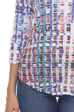V-Neck Top - Color Weave - CARINE