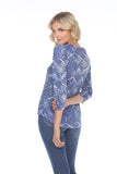 V-Neck Top - Winter Palm - CARINE