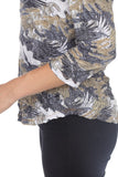 V-Neck Top - Camo Wings - CARINE