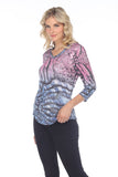 V-Neck Top - Wild Glow - CARINE