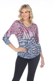 V-Neck Top - Wild Glow - CARINE