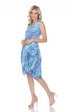 Valerie Dress - Blue Aquarelle - CARINE