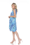 Valerie Dress - Blue Aquarelle - CARINE