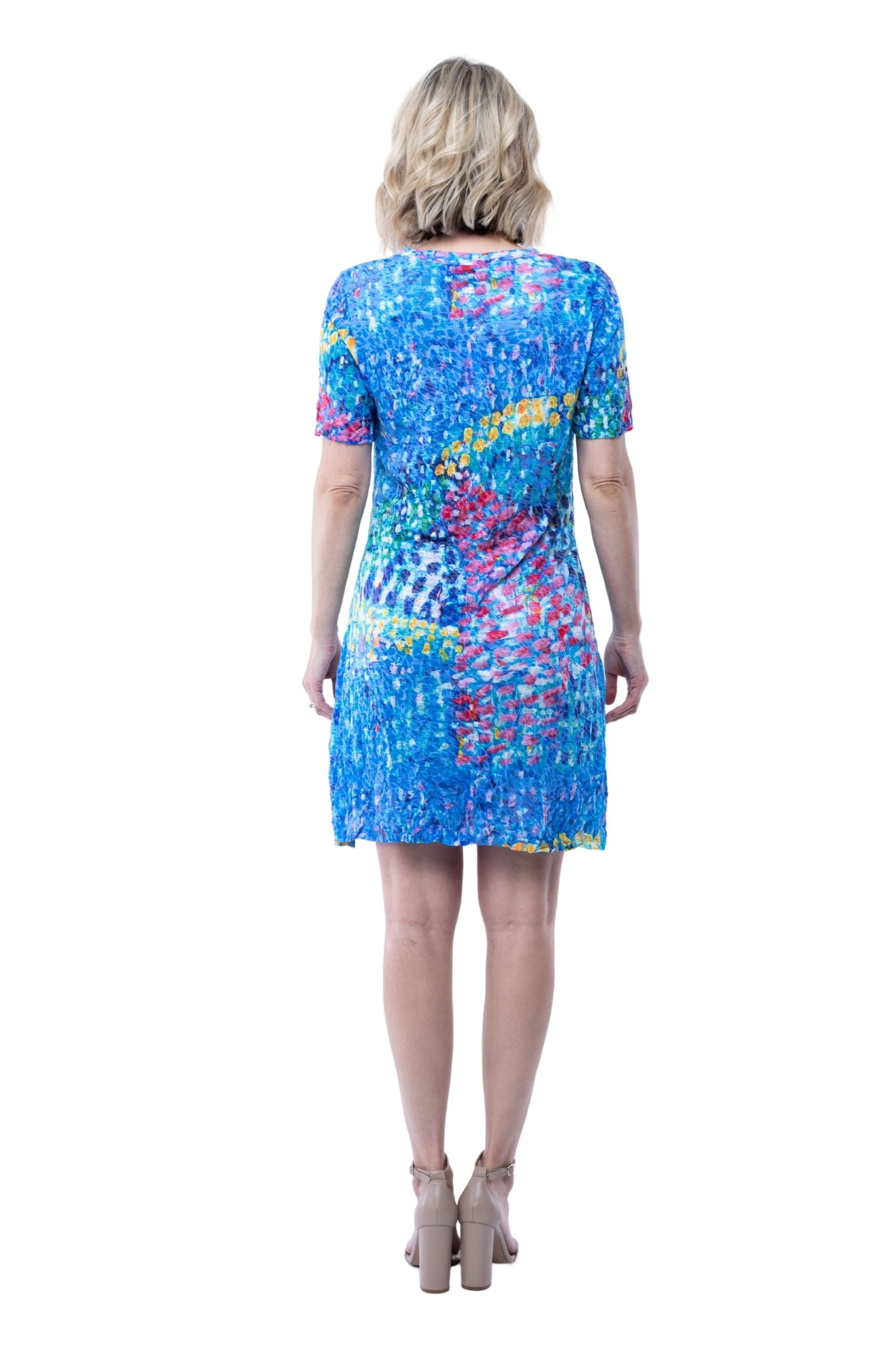 Short Sleeve Dress - Stargaze - CARINE