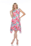 Victoria Dress - Flower Painting - CARINE