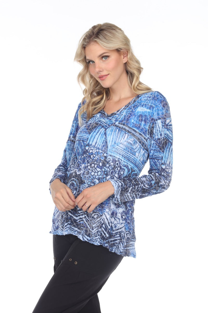 Falyn Top L/S - Ice Ornaments - CARINE